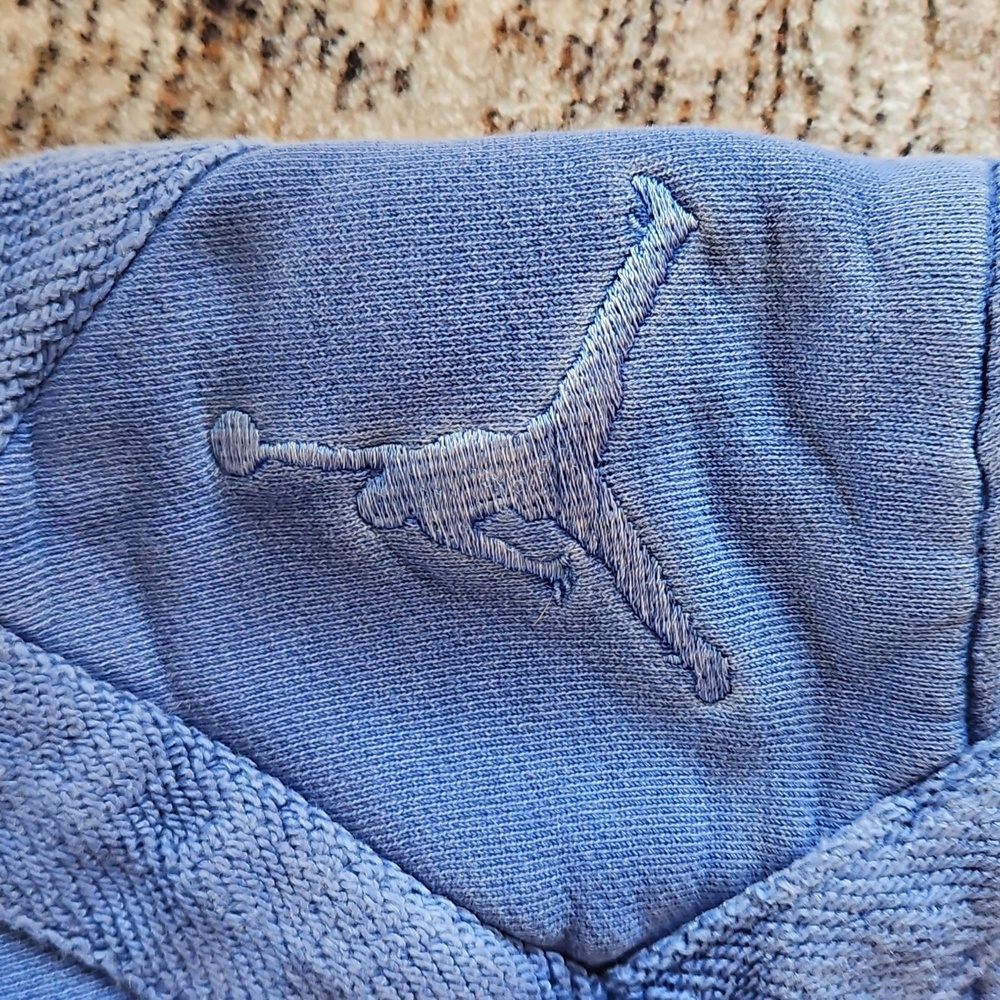 Jordan Light Blue Sweat Shorts Basketball - Picture 2 of 5
